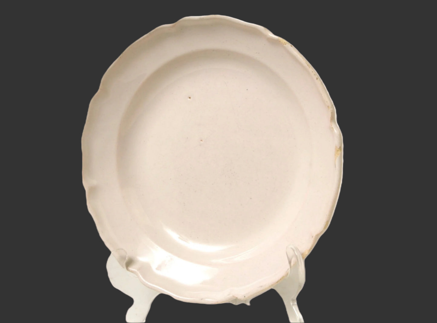 Early 19thC.French Faience Deep Plate - 9" - France D