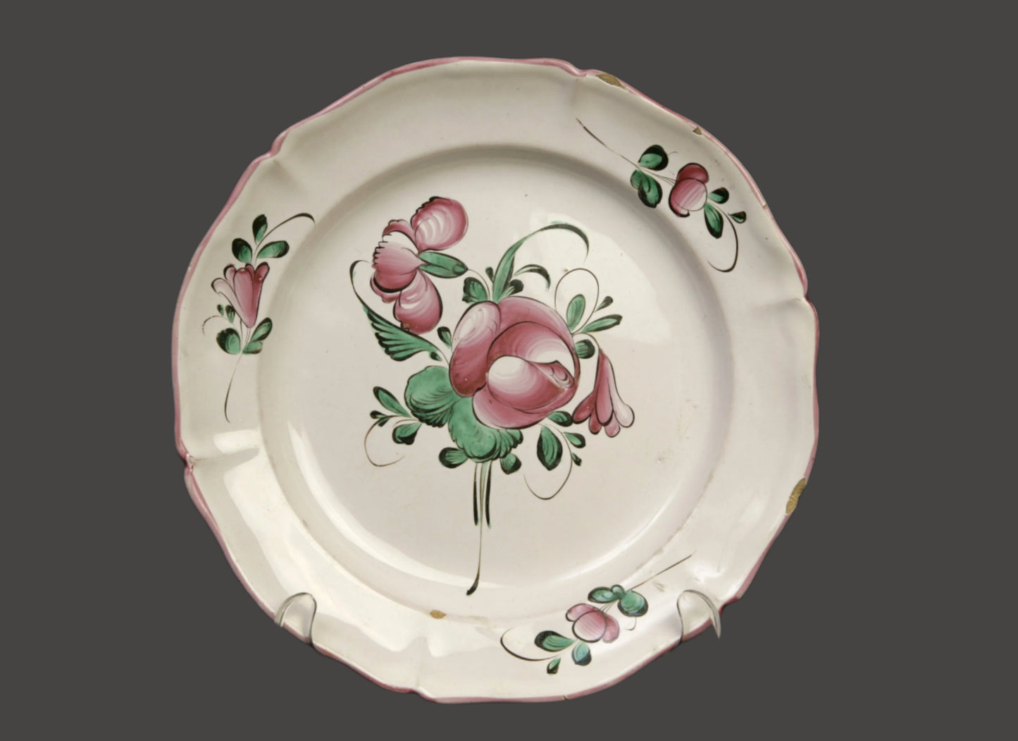 Saint-Clément Luneville Faience Plate - c.1820 - France