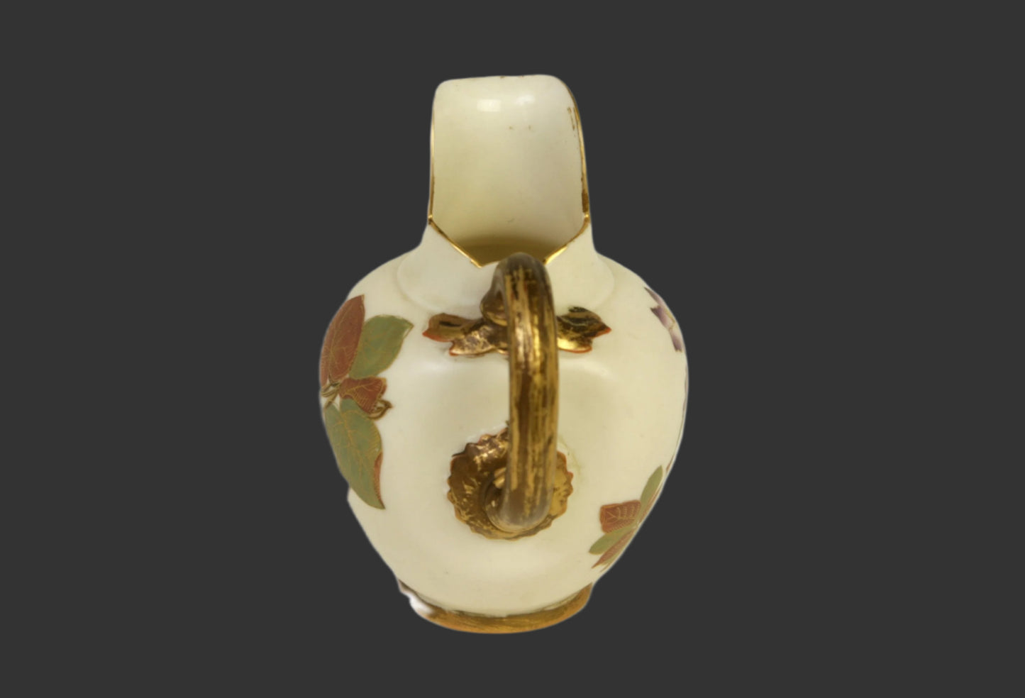 Royal Worcester 19thC. Blush Ivory Pitcher - 5" - 1886