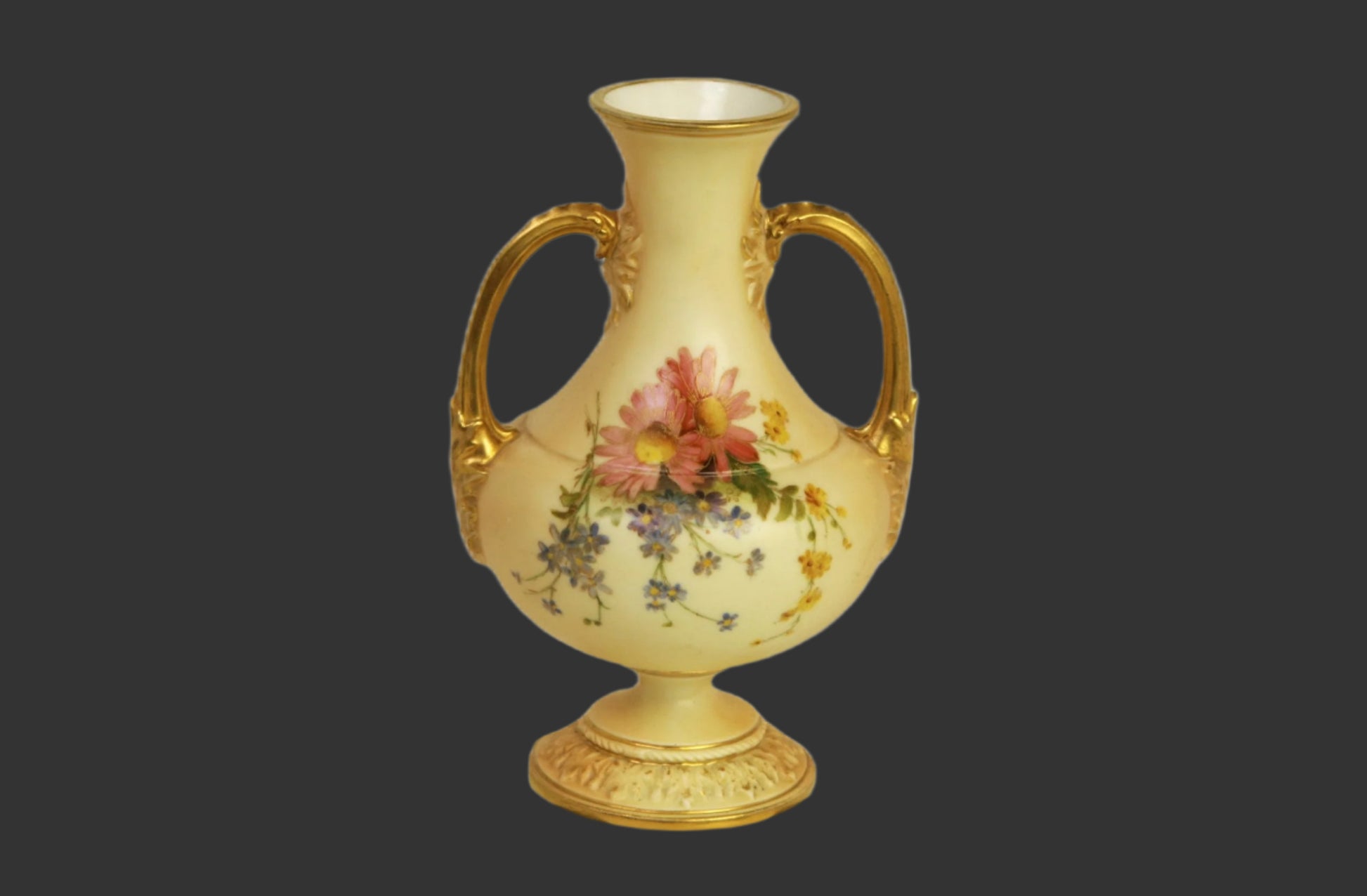 Royal Worcester Blush Ivory Bud Vase - 1903 - England