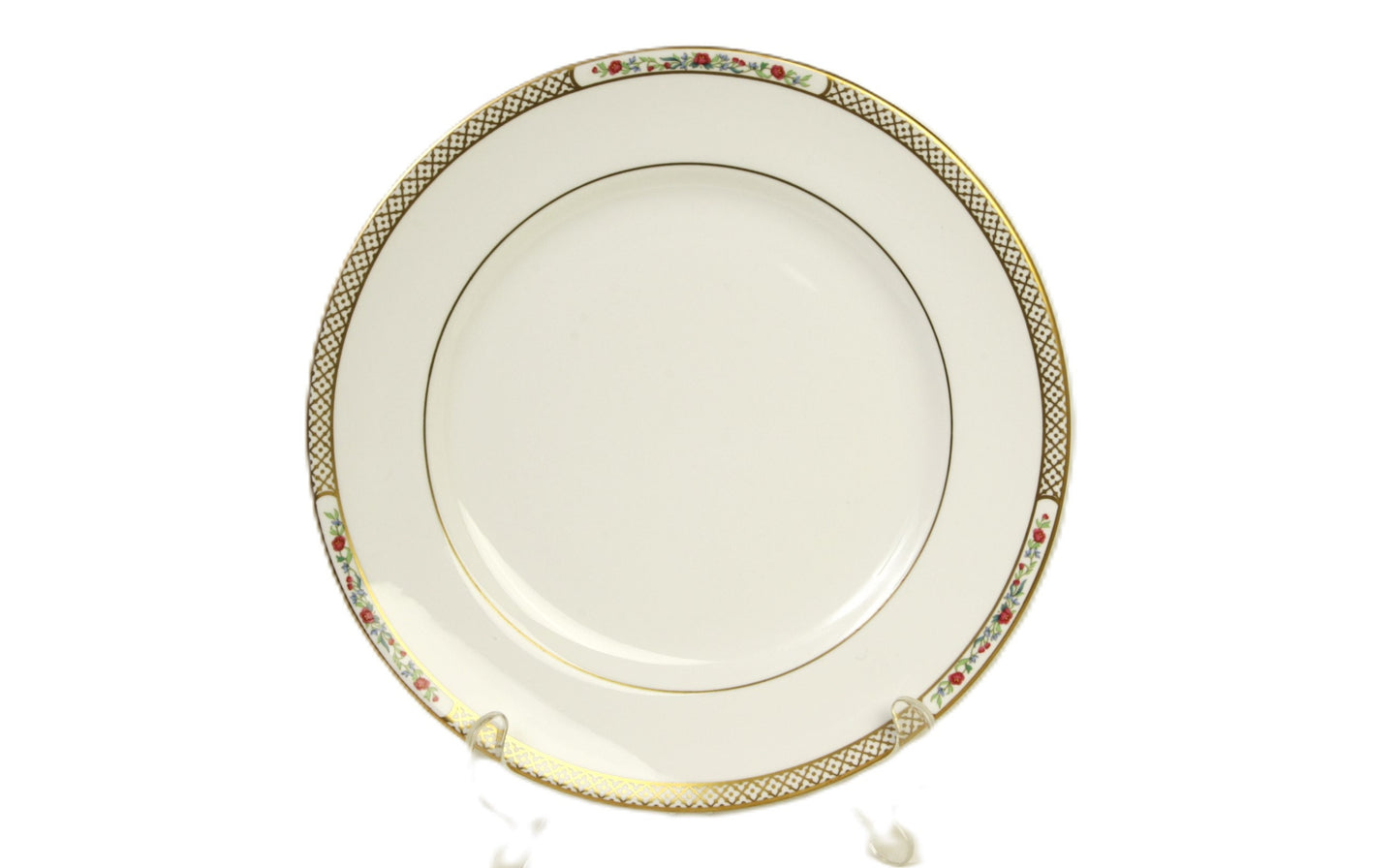 Spode Golden Trellis Dinner Plates - Set of 10