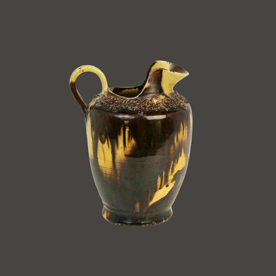 French Country Jaspe Pitcher, Late 19th Century