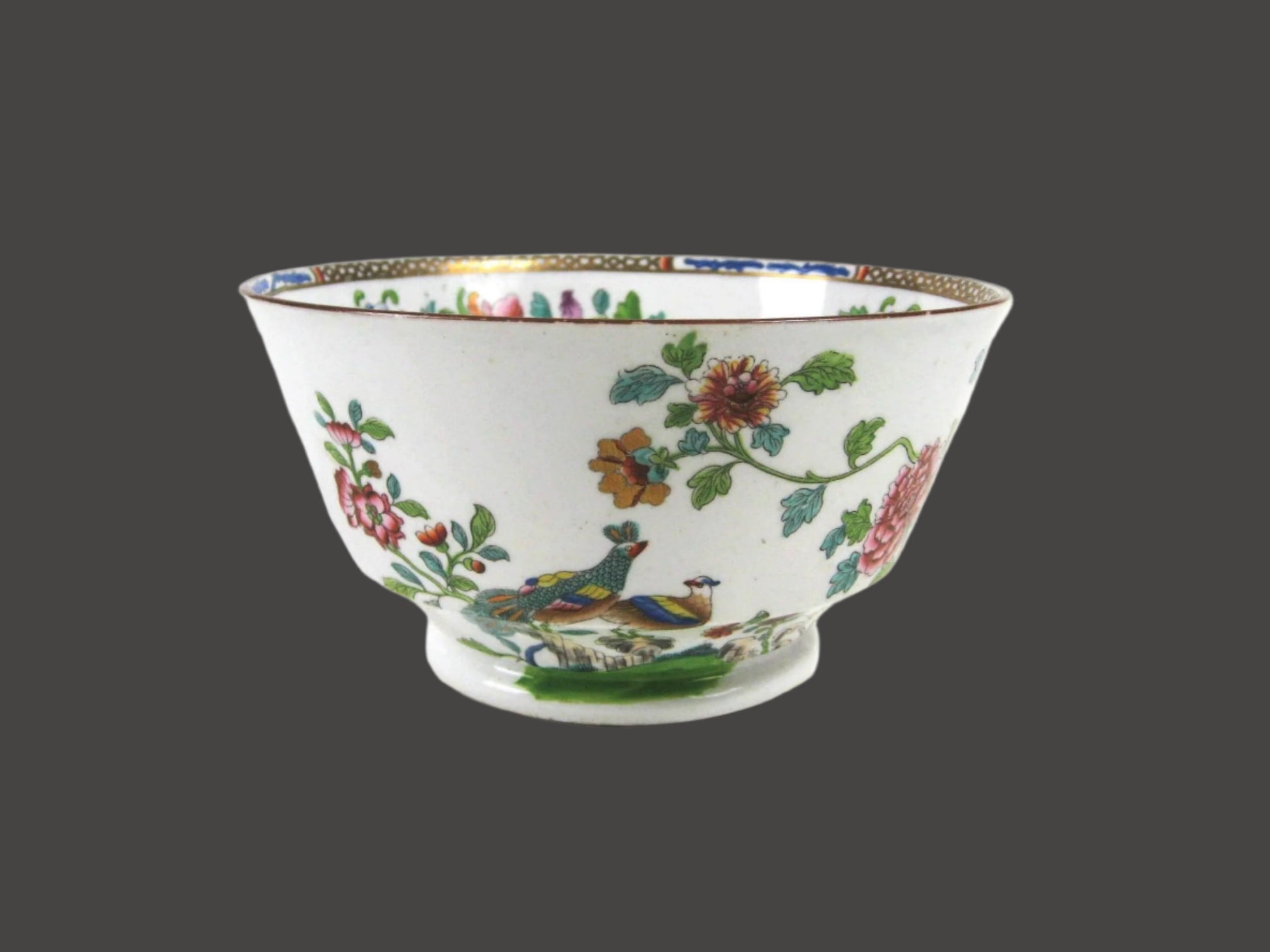 Early 19thC. Josiah Spode Peacock Bowl - C. 1815 - England